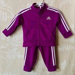 Adidas Baby Girl Size 6 Months Athletic Outfit